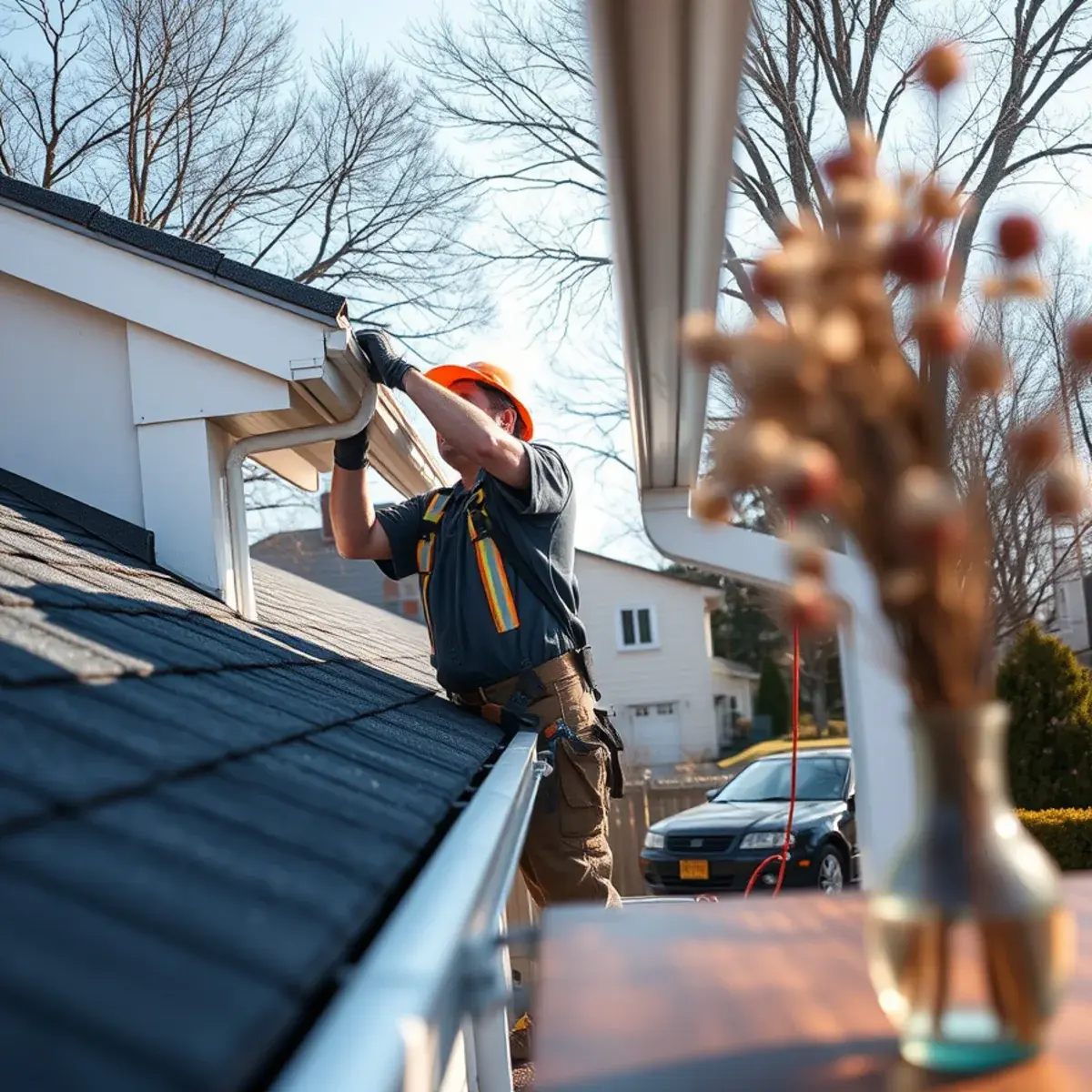 Gutter protection and roof drainage work near Lynbrook, NY