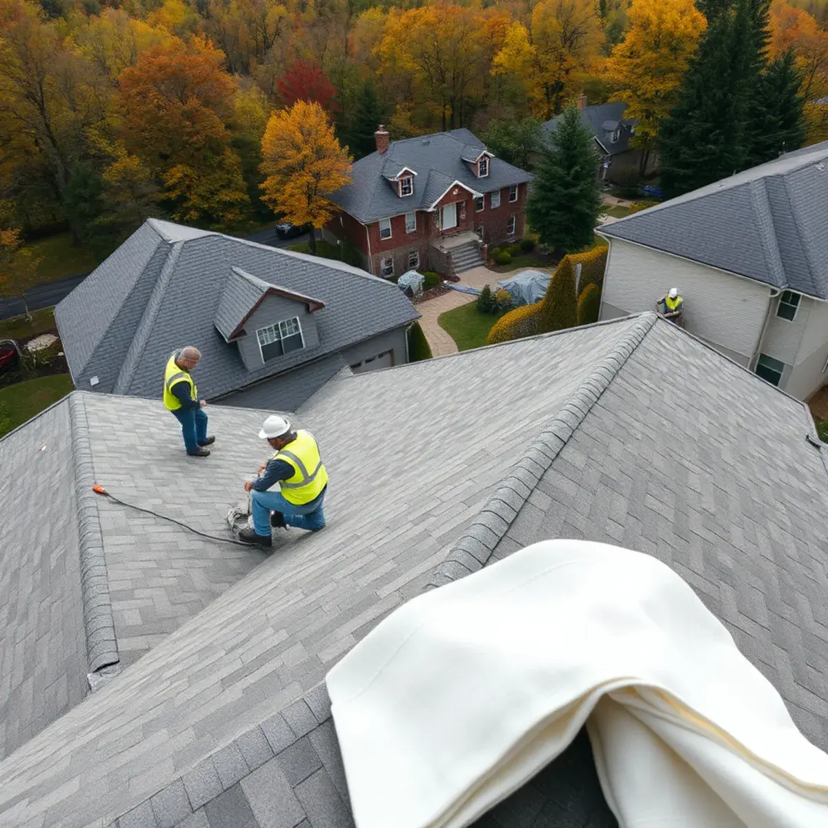 Roof replacement project near Madison County, NY