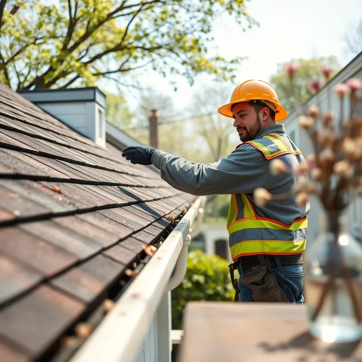 Gutter protection and roof drainage work near Mamaroneck, NY