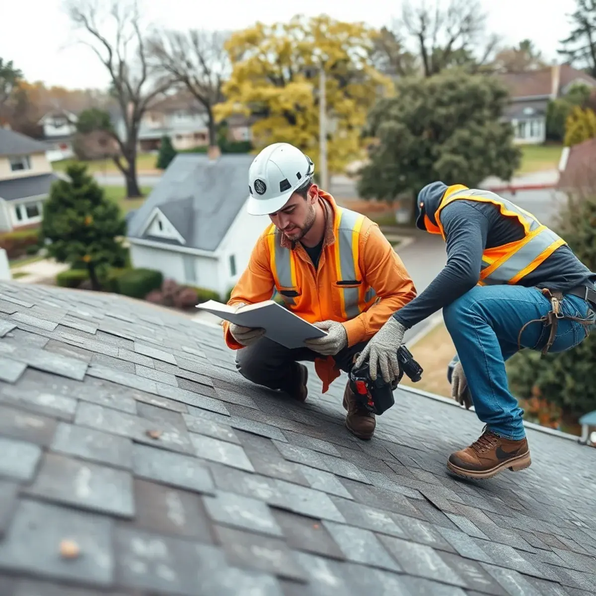 Storm damage roof repair near Manorville, NY