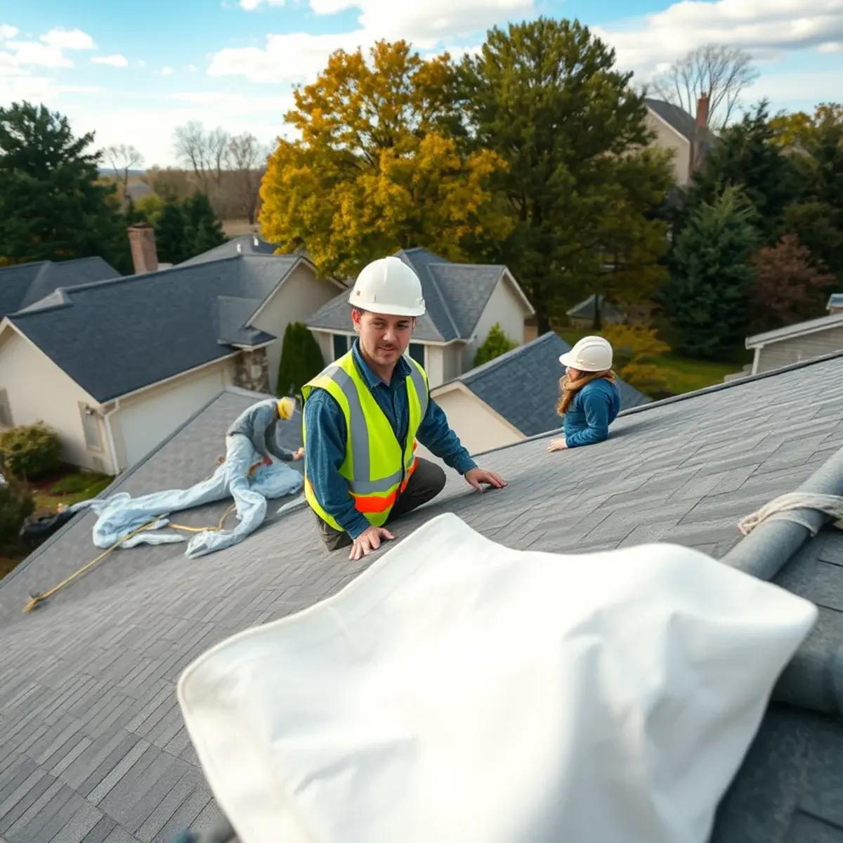 Roof replacement project near Marlboro, NY