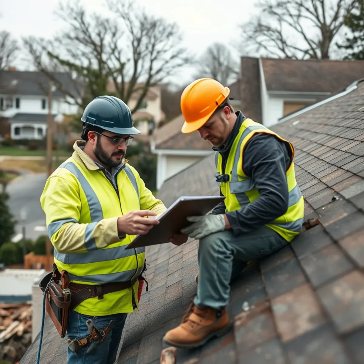 Storm damage roof repair near Merrick, NY