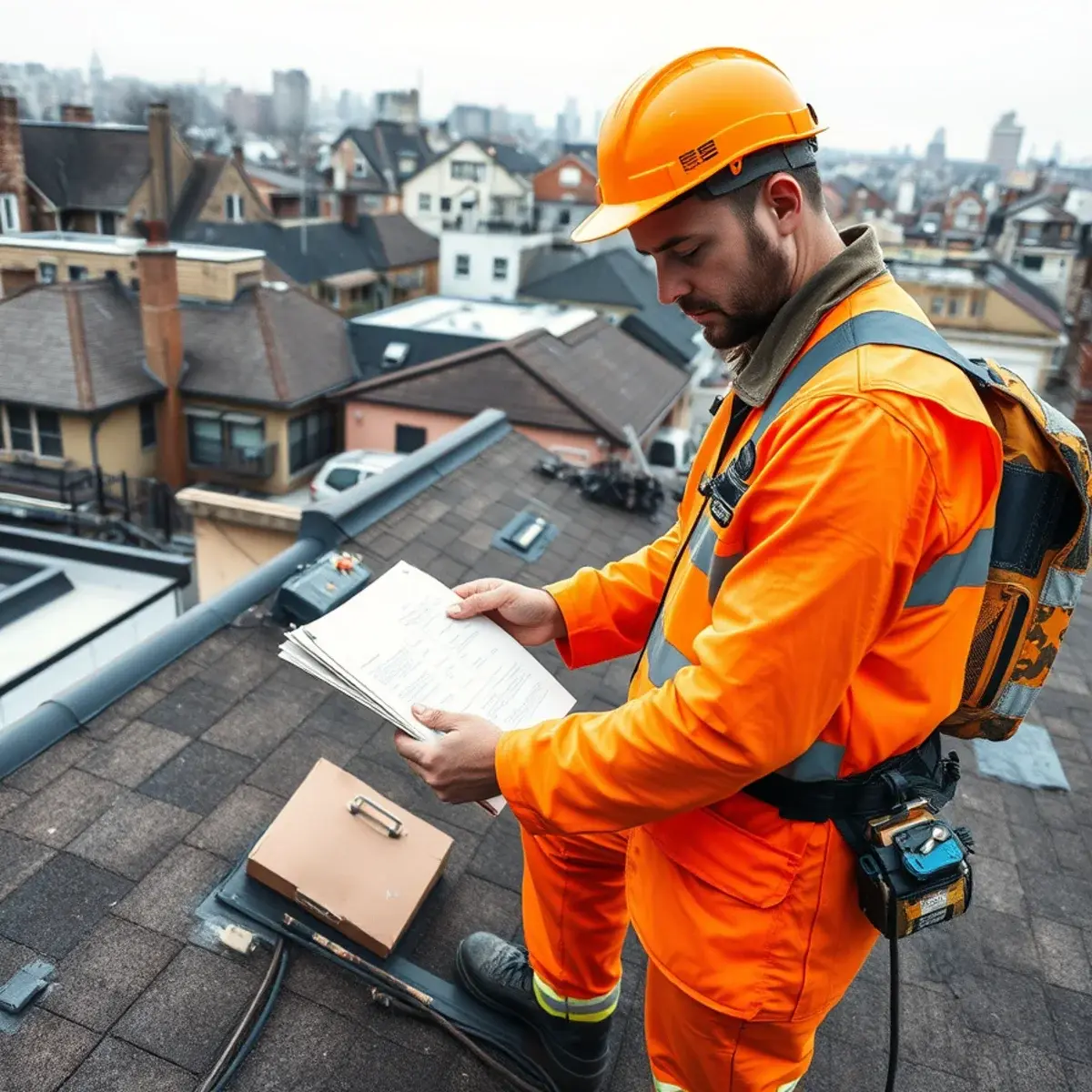 Storm damage roof repair near Mill Basin, NY