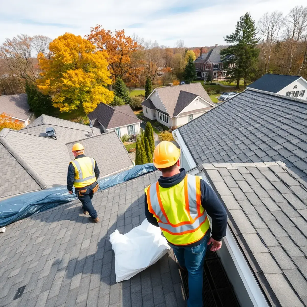 Roof replacement project near Millbrook, NY