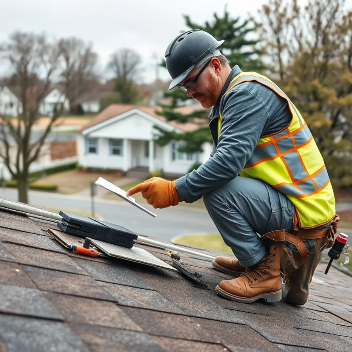 Storm damage roof repair near Miller Place, NY