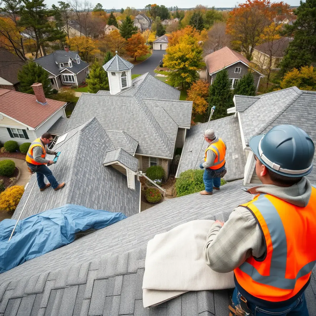 Roof replacement project near Monroe, NY