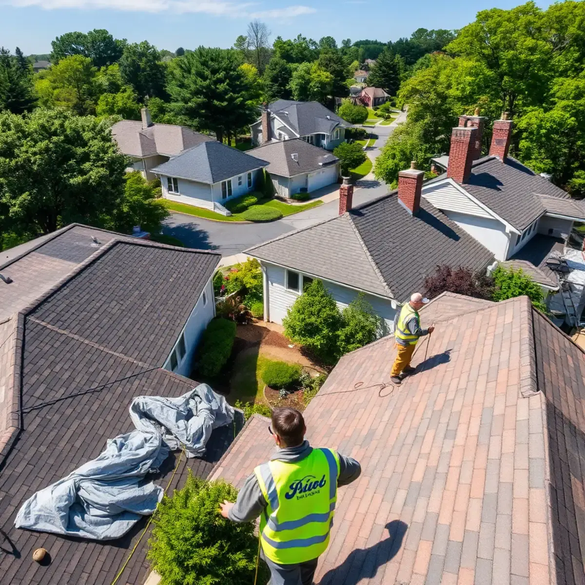 Roof replacement project near Monsey, NY
