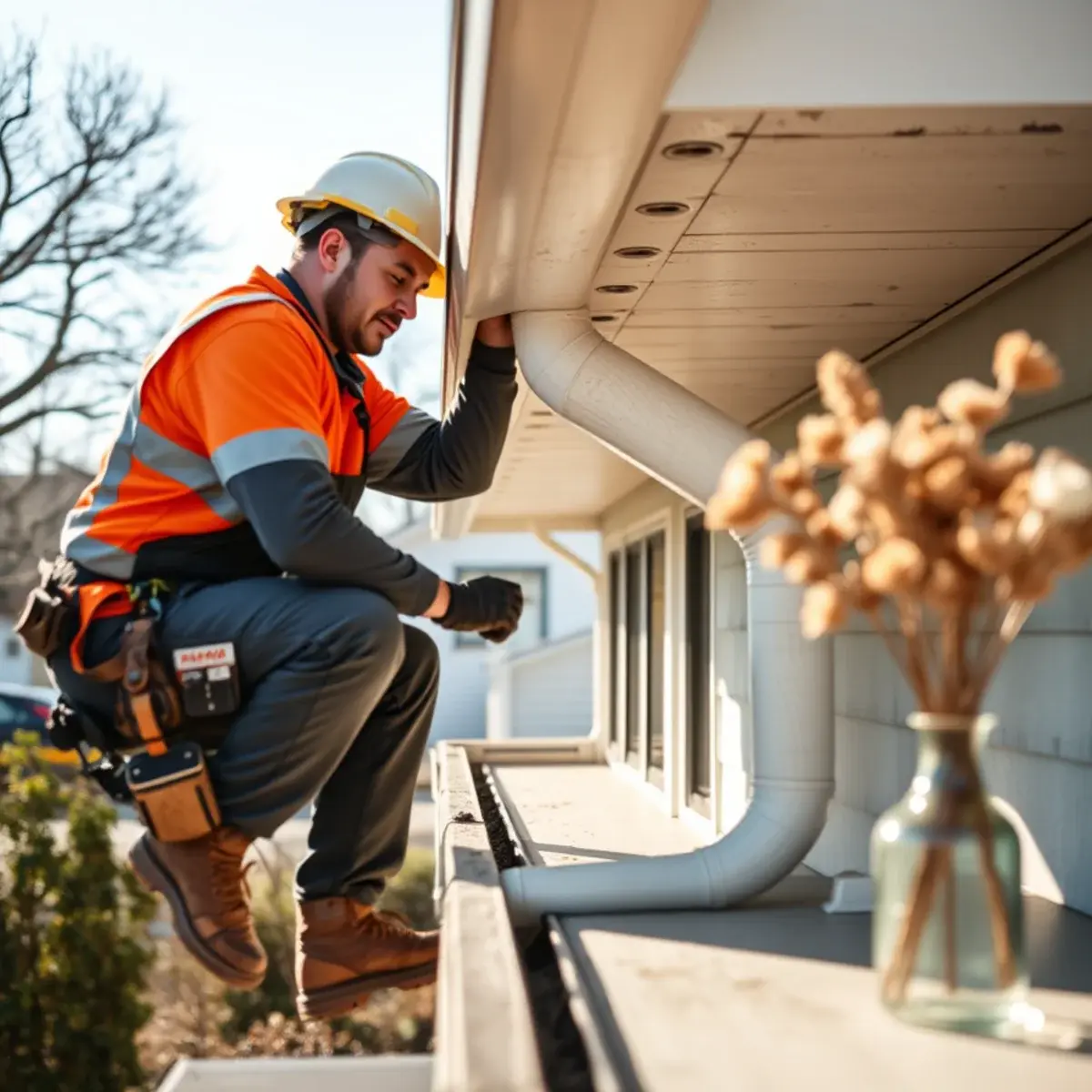 Gutter protection and roof drainage work near Montauk, NY