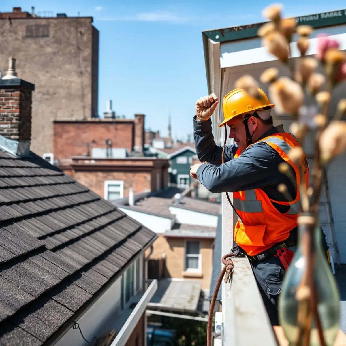 Gutter protection and roof drainage work near Morris Park, NY