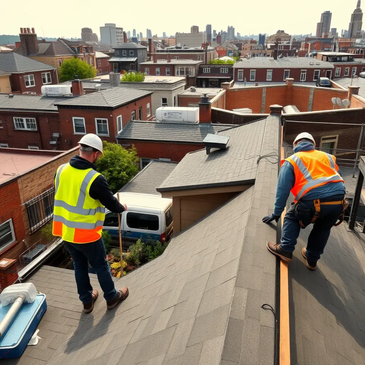 Roof replacement project near Mott Haven, NY