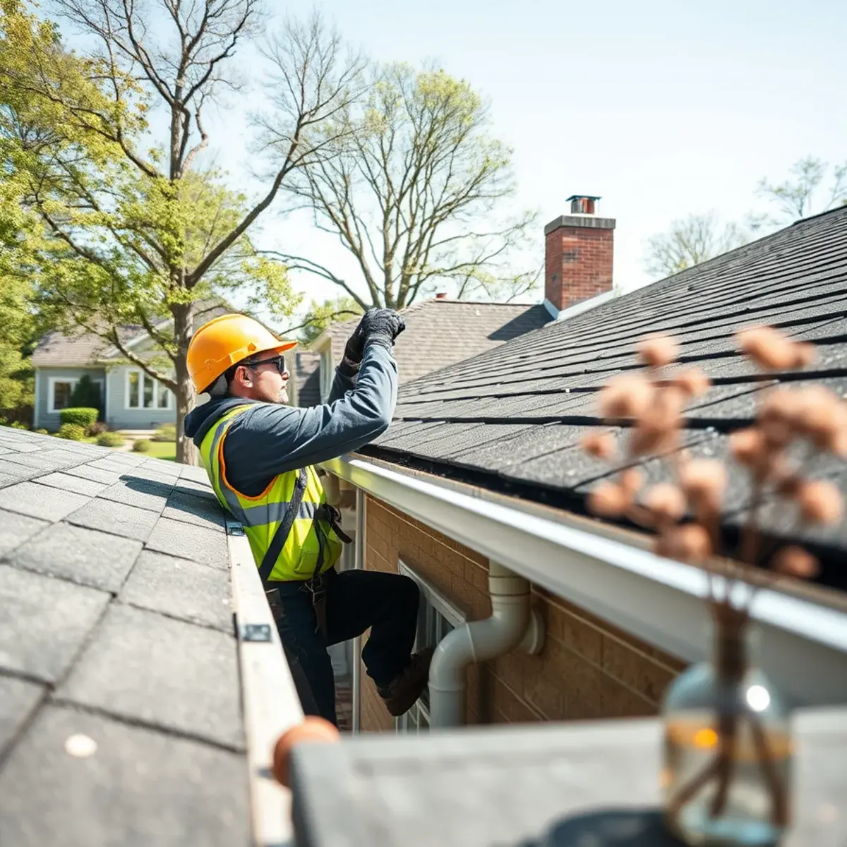 Gutter protection and roof drainage work near Nanuet, NY
