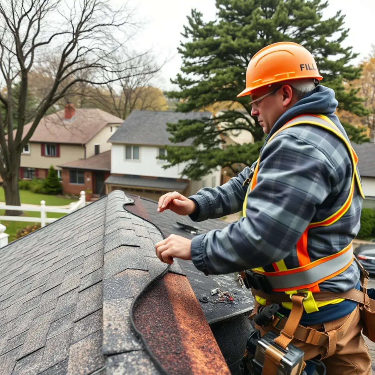 Storm damage roof repair near New Hyde Park, NY