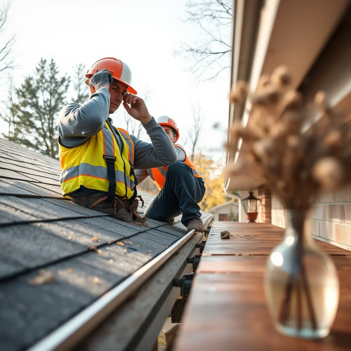 Gutter protection and roof drainage work near New Windsor, NY