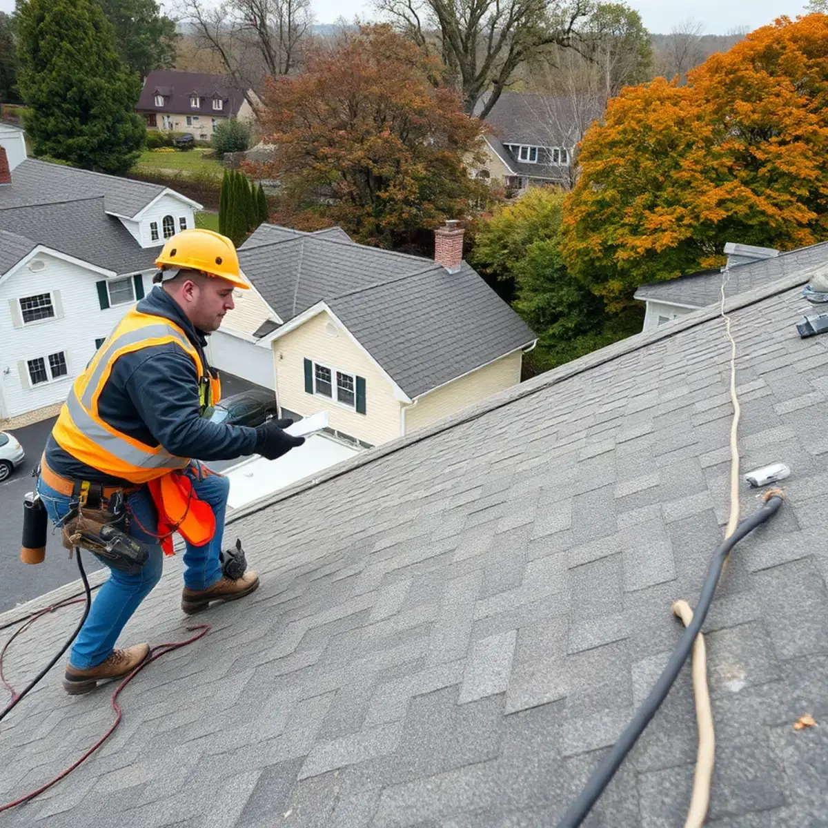 Storm damage roof repair near Newburgh, NY