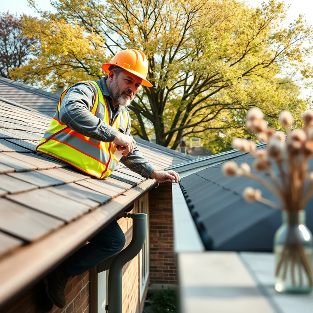 Gutter protection and roof drainage work near Newburgh, NY