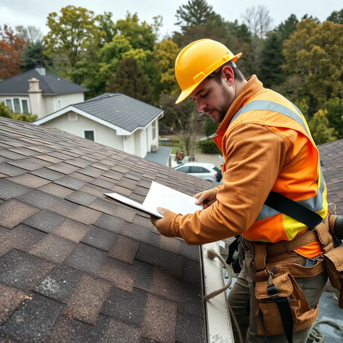 Storm damage roof repair near Niagara Falls, NY
