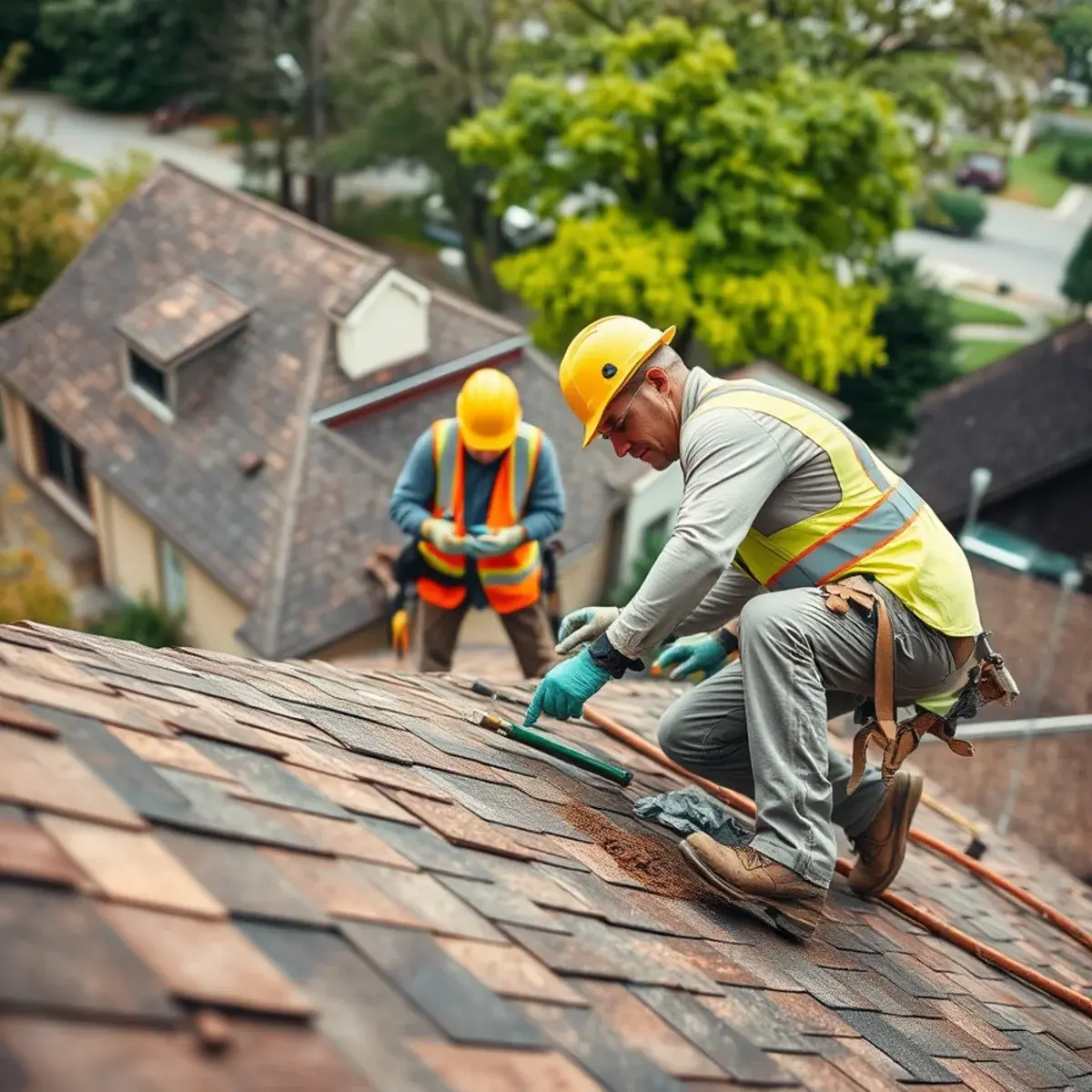 Storm damage roof repair near North Salem, NY