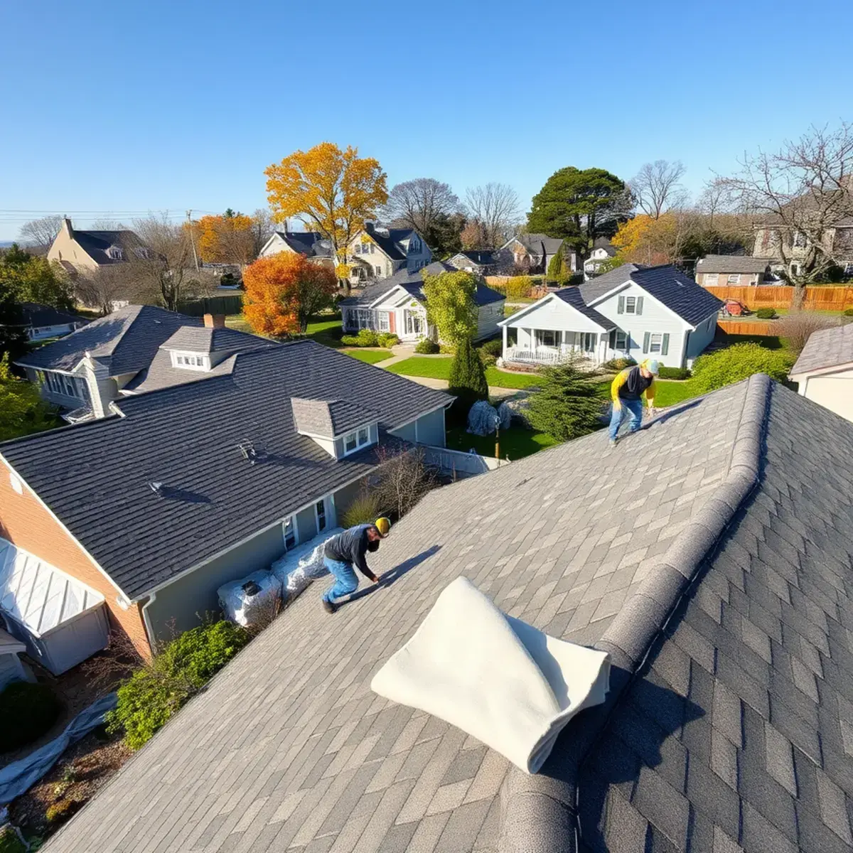 Roof replacement project near North Tonawanda, NY