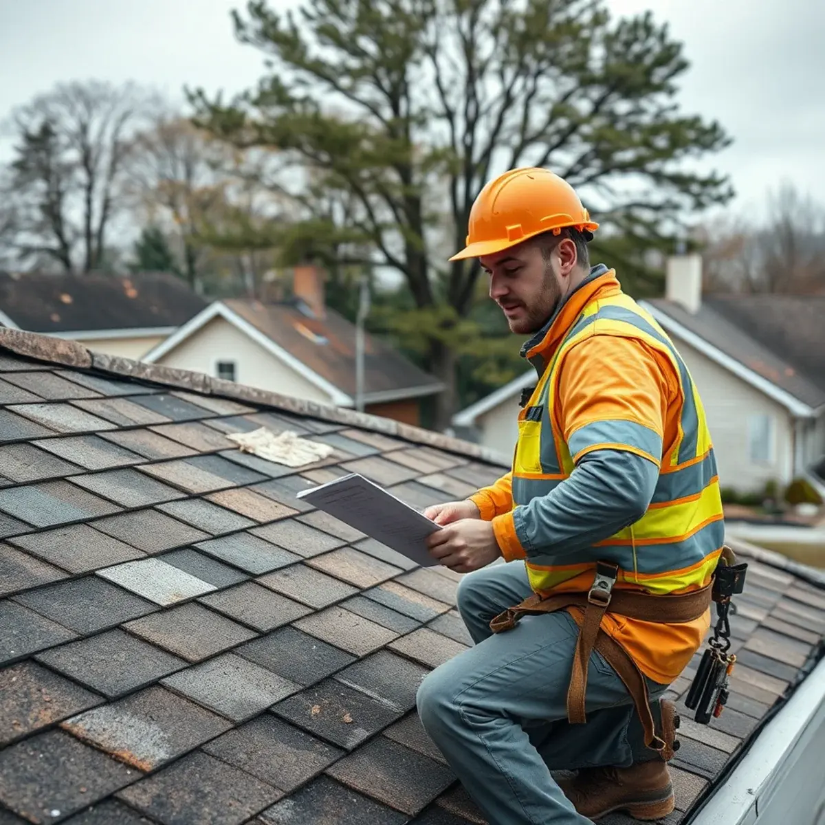 Storm damage roof repair near Norwich, NY