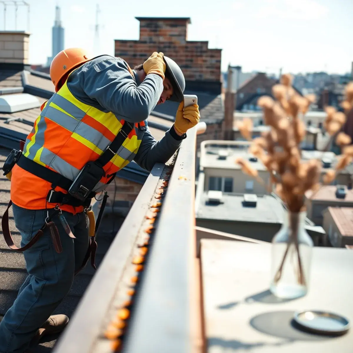 Gutter protection and roof drainage work near Oakwood, NY