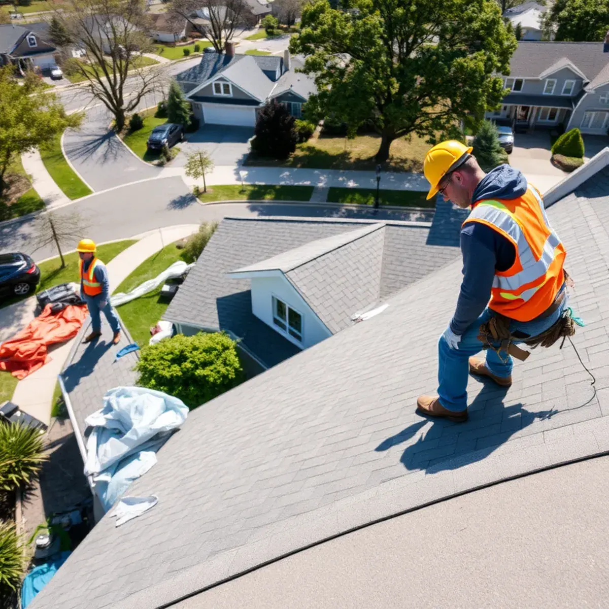 Roof replacement project near Oceanside, NY