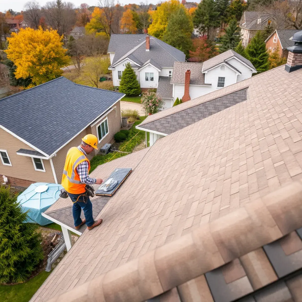Roof replacement project near Ogdensburg, NY