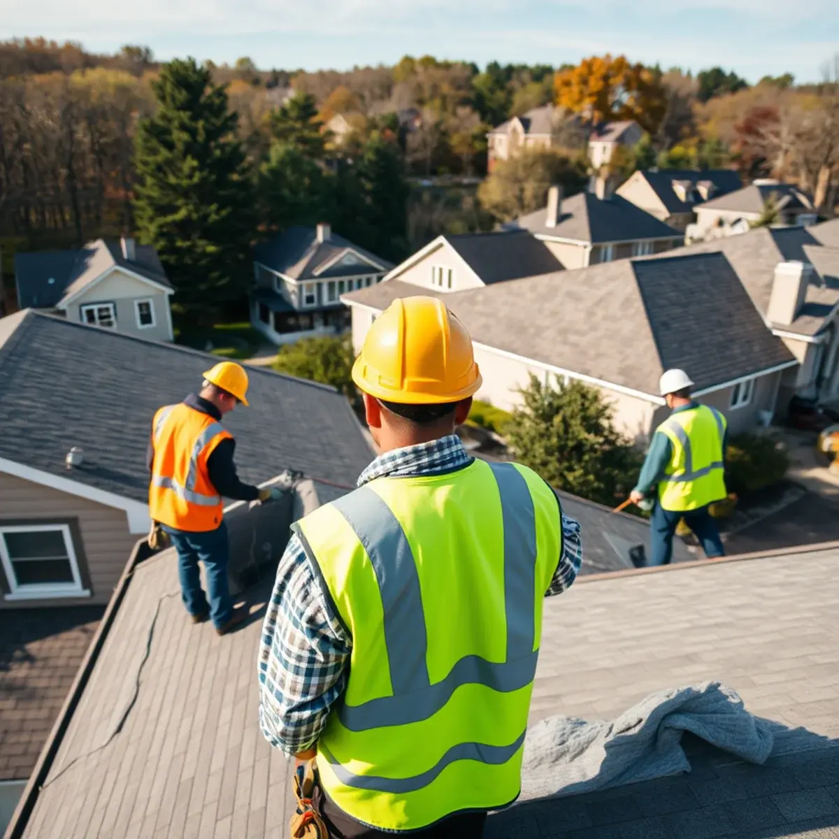 Roof replacement project near Oneonta, NY