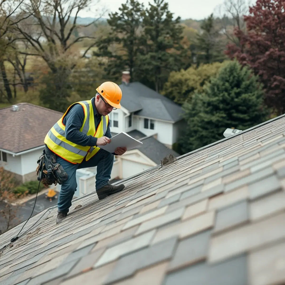 Storm damage roof repair near Oneonta, NY