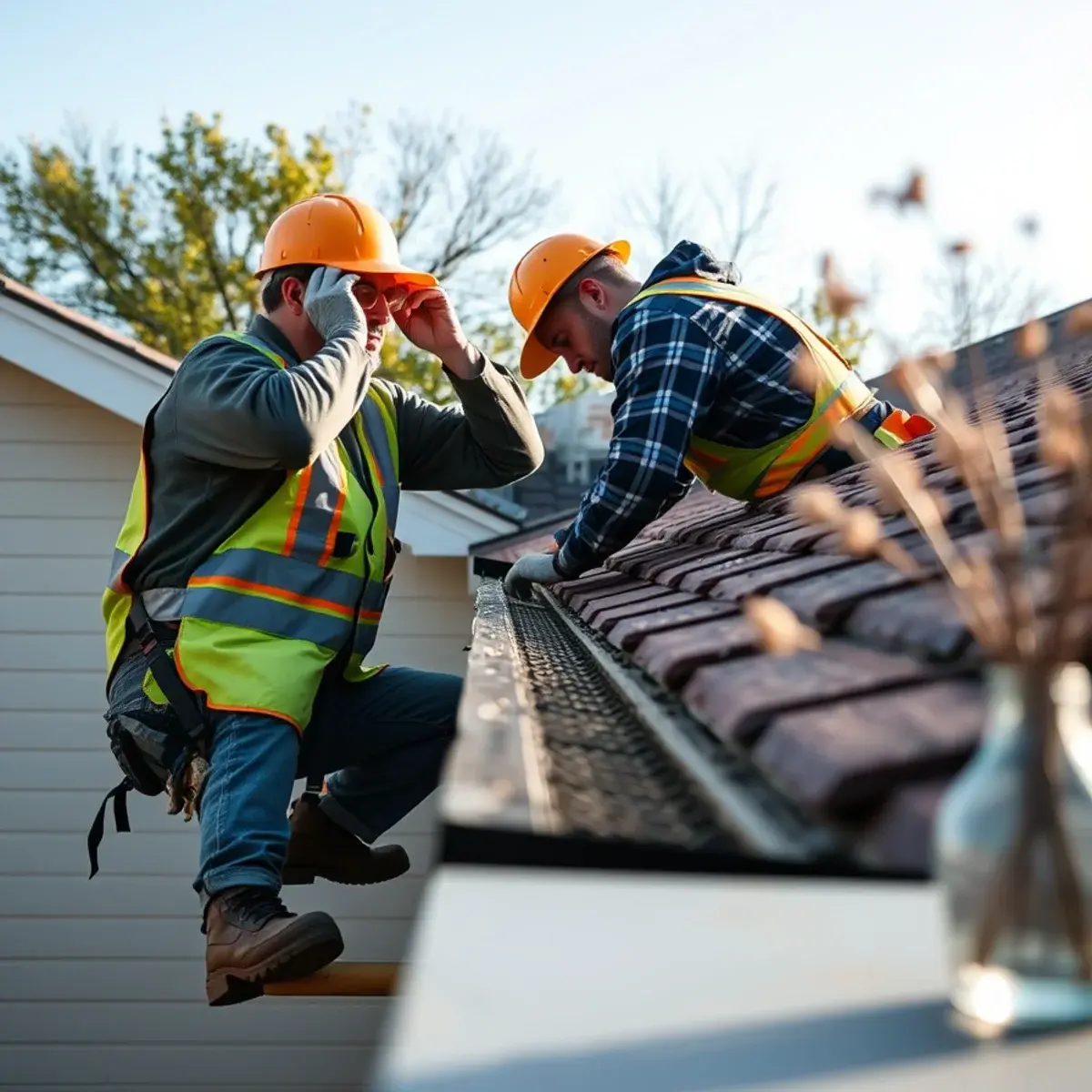 Gutter protection and roof drainage work near Orange County, NY