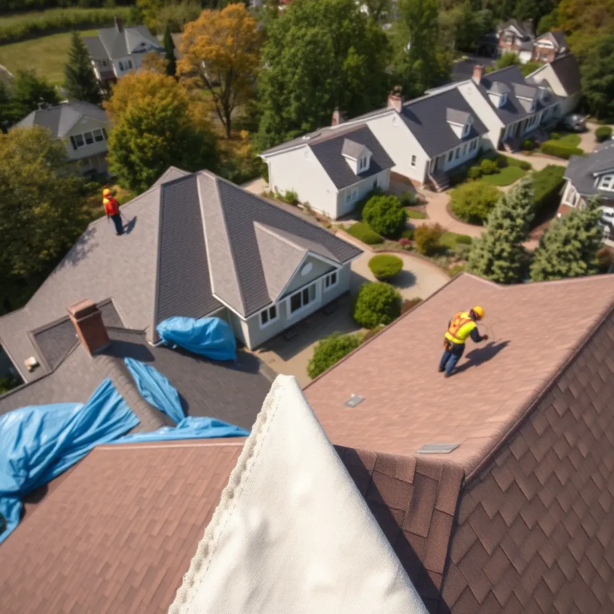 Roof replacement project near Orangetown, NY