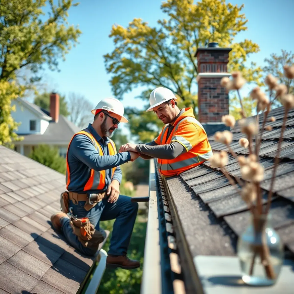 Gutter protection and roof drainage work near Orangetown, NY