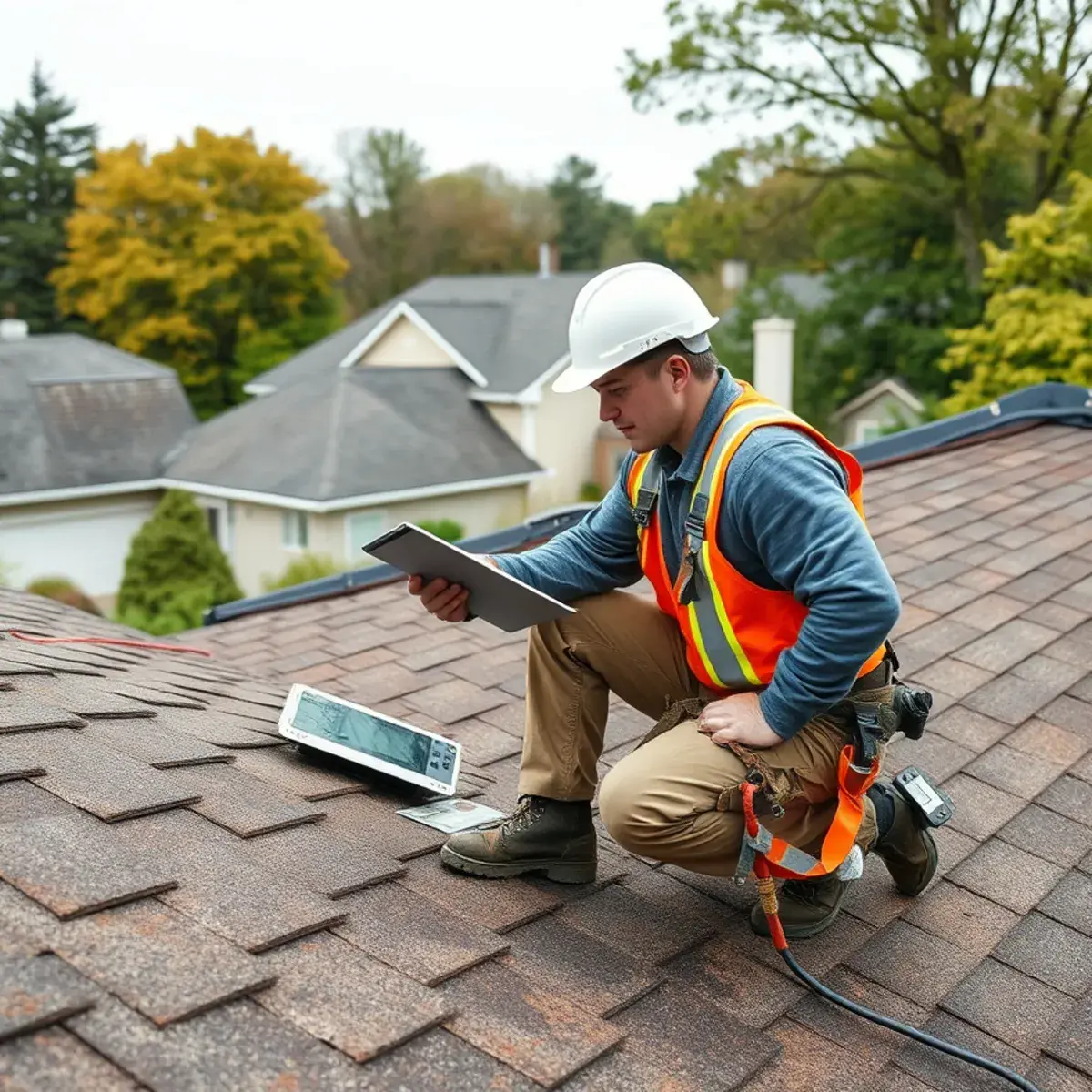 Storm damage roof repair near Orleans County, NY