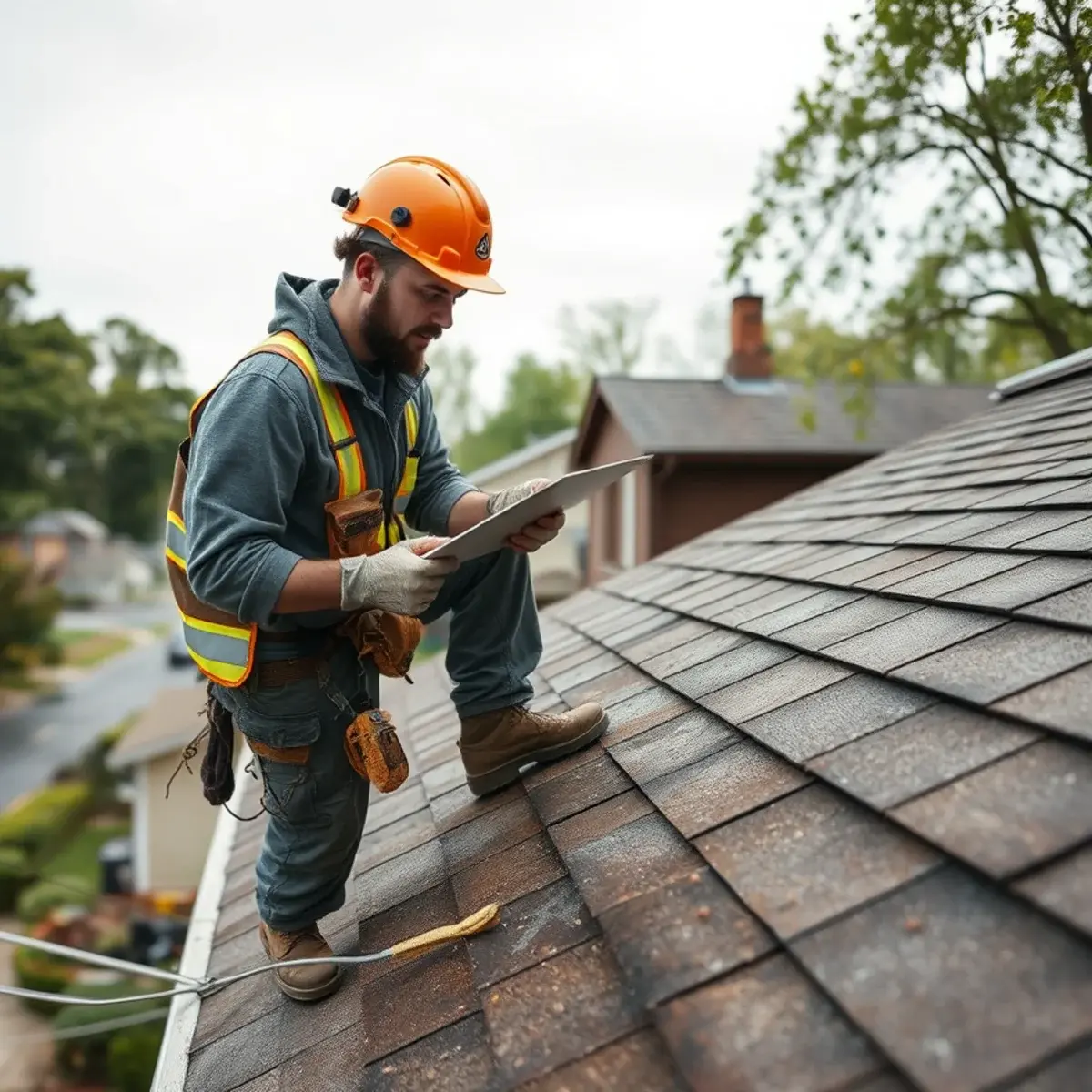 Storm damage roof repair near Ossining, NY