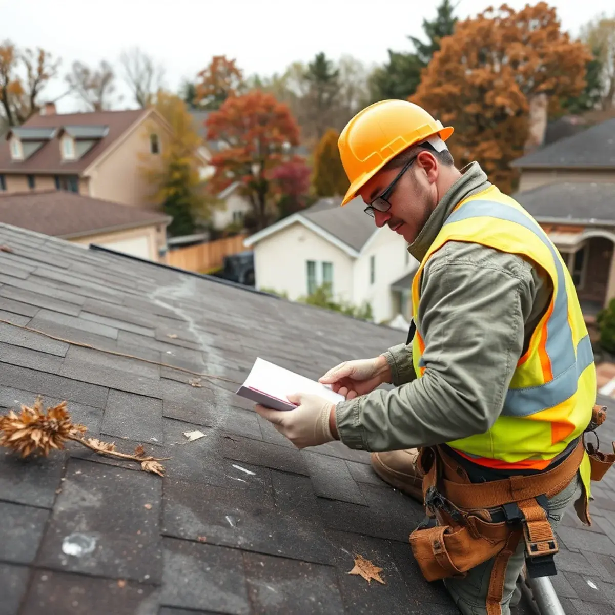 Storm damage roof repair near Oswego, NY
