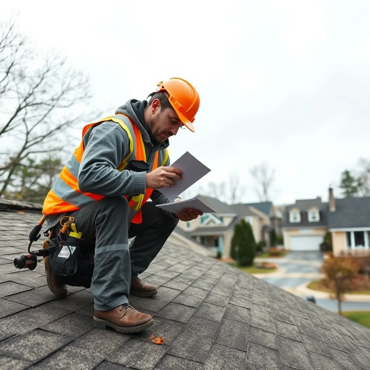 Storm damage roof repair near Oyster Bay, NY
