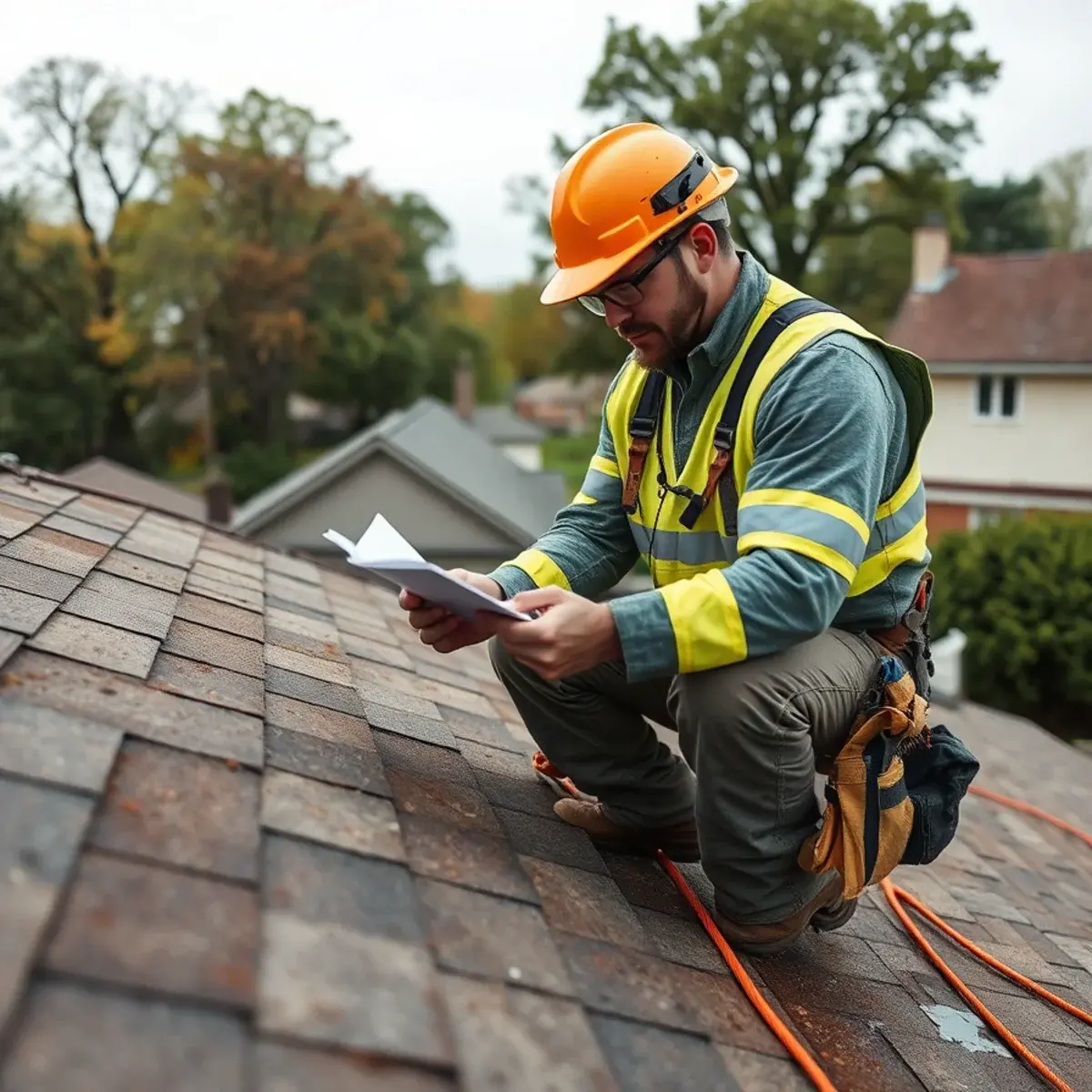 Storm damage roof repair near Patterson, NY