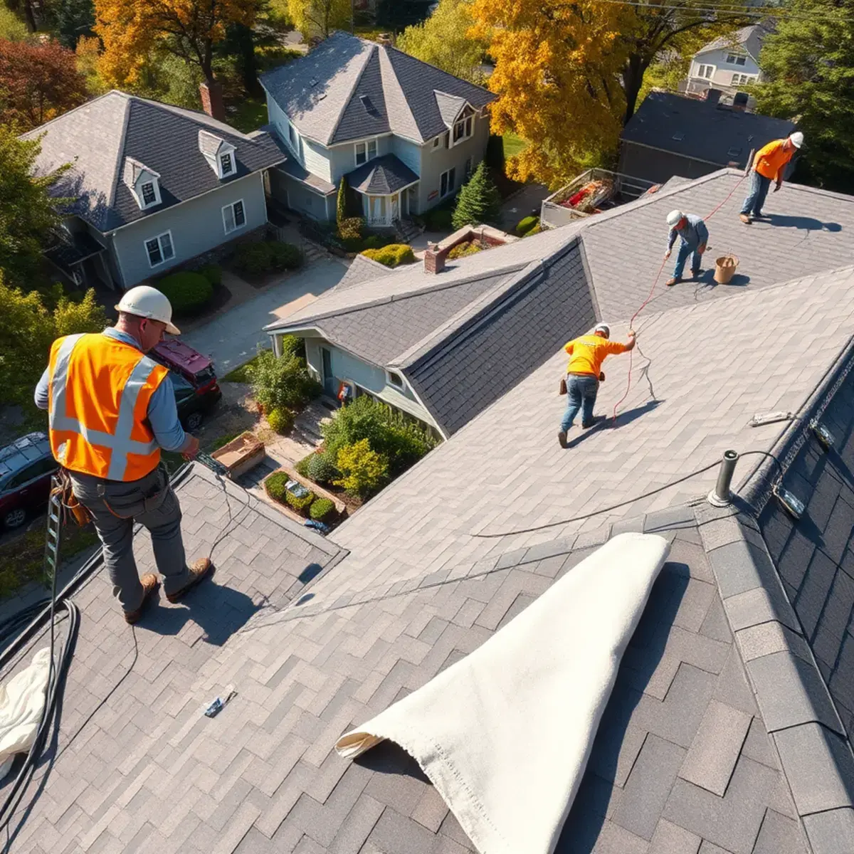 Roof replacement project near Peekskill, NY