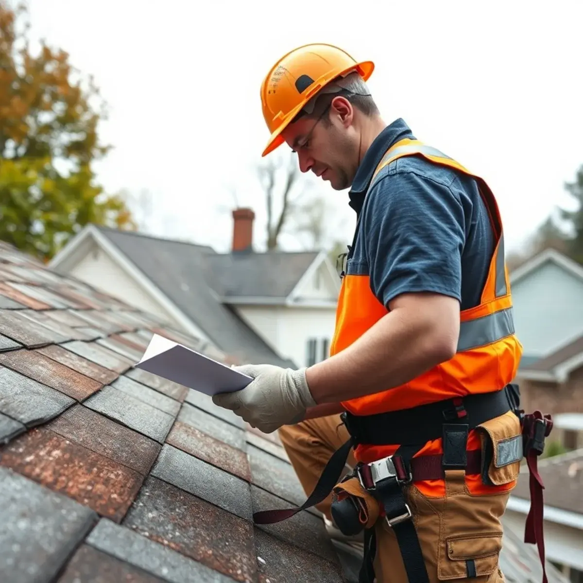 Storm damage roof repair near Peekskill, NY