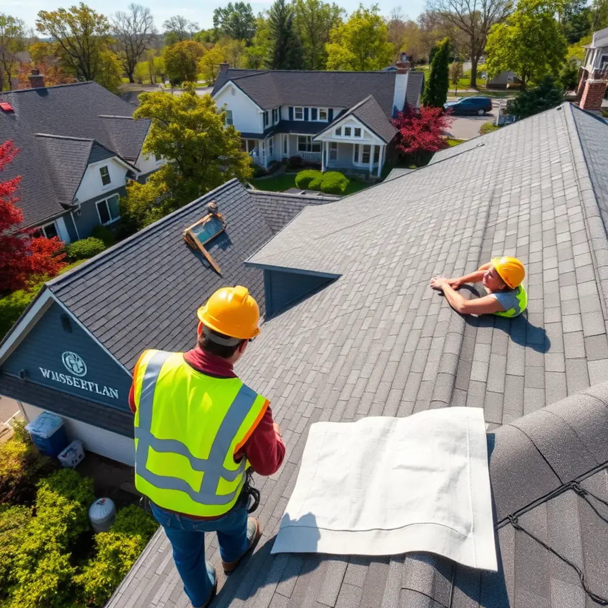 Roof replacement project near Pelham, NY