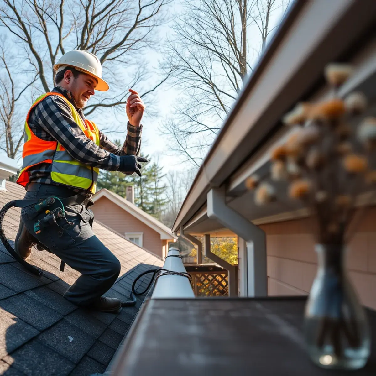 Gutter protection and roof drainage work near Philipstown, NY