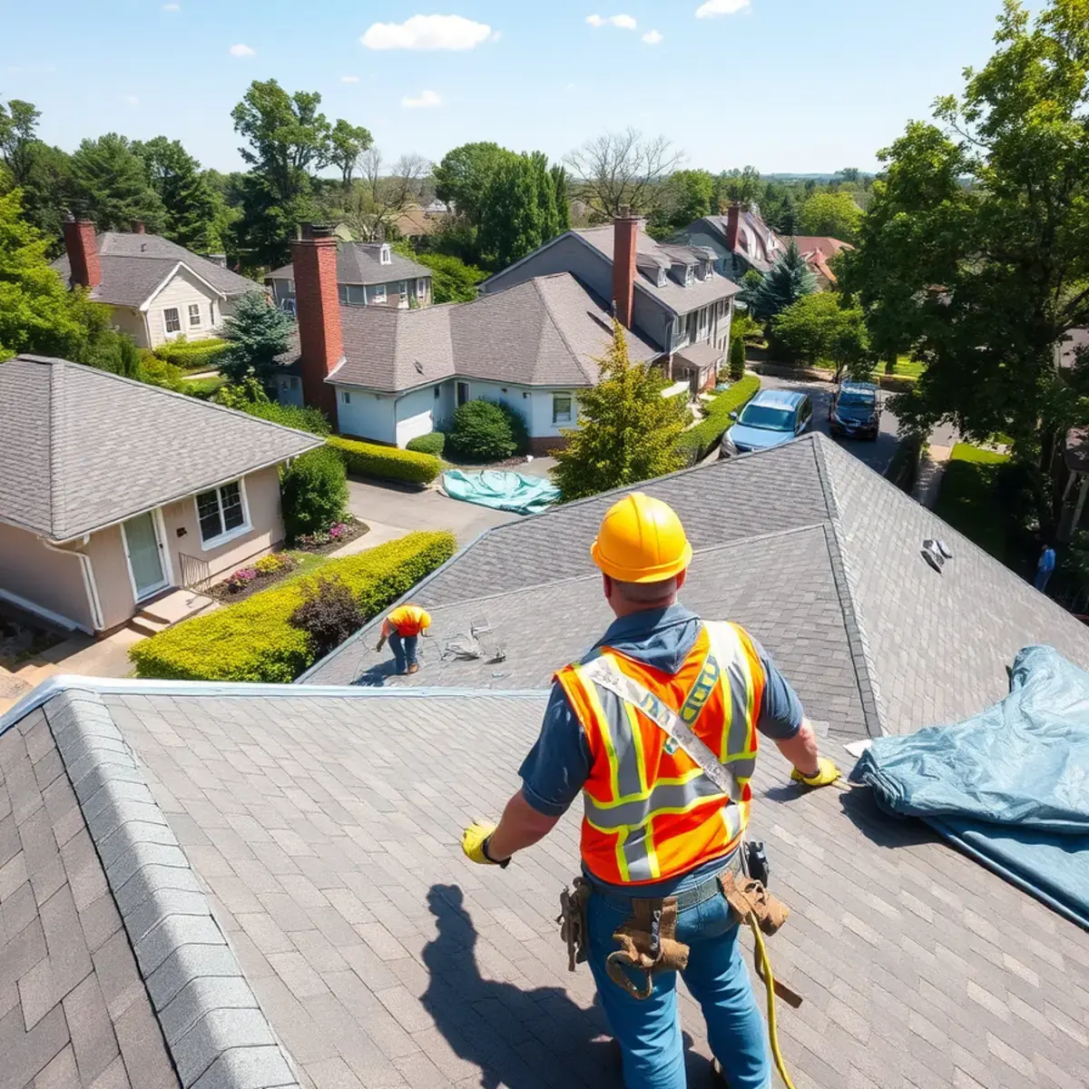 Roof replacement project near Piermont, NY