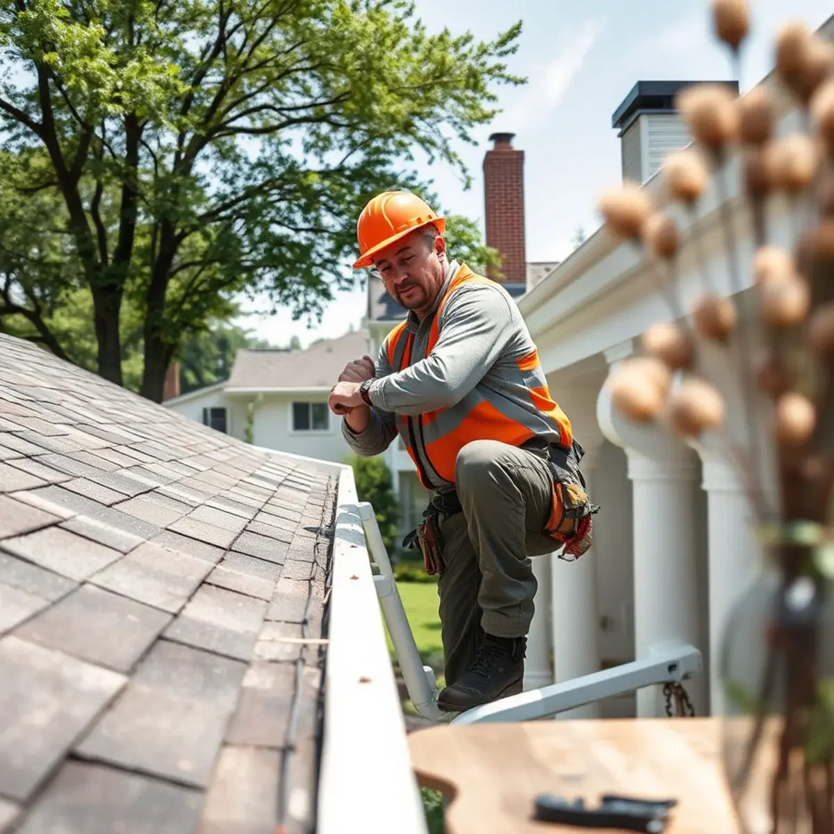Gutter protection and roof drainage work near Piermont, NY