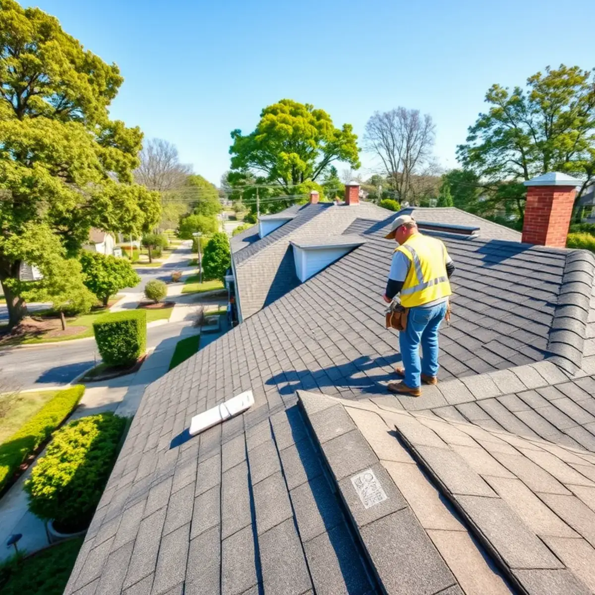 Roof replacement project near Plainview, NY