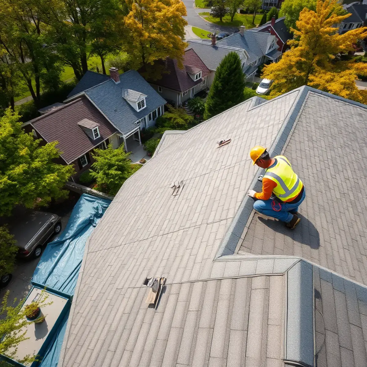 Roof replacement project near Pleasantville, NY