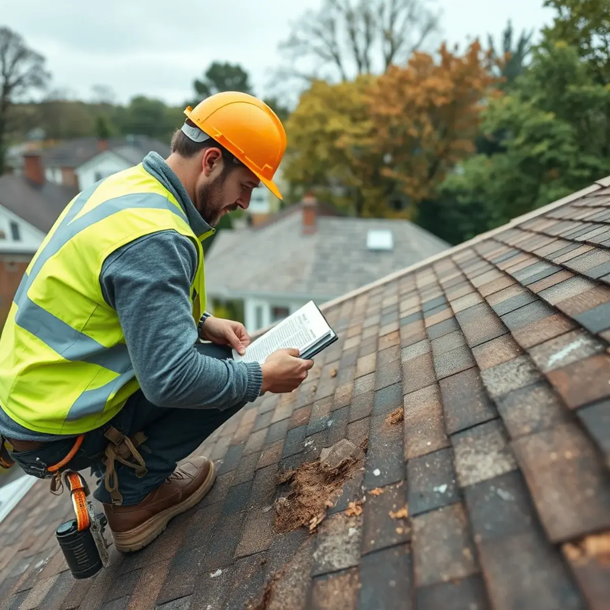 Storm damage roof repair near Port Chester, NY