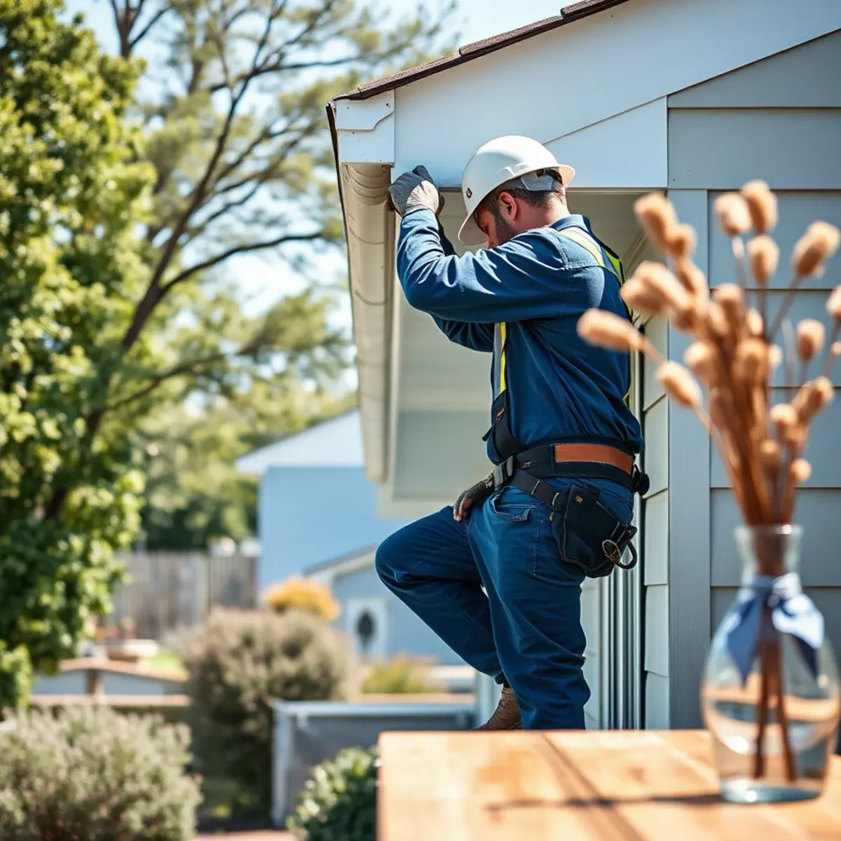 Gutter protection and roof drainage work near Port Jefferson Station, NY