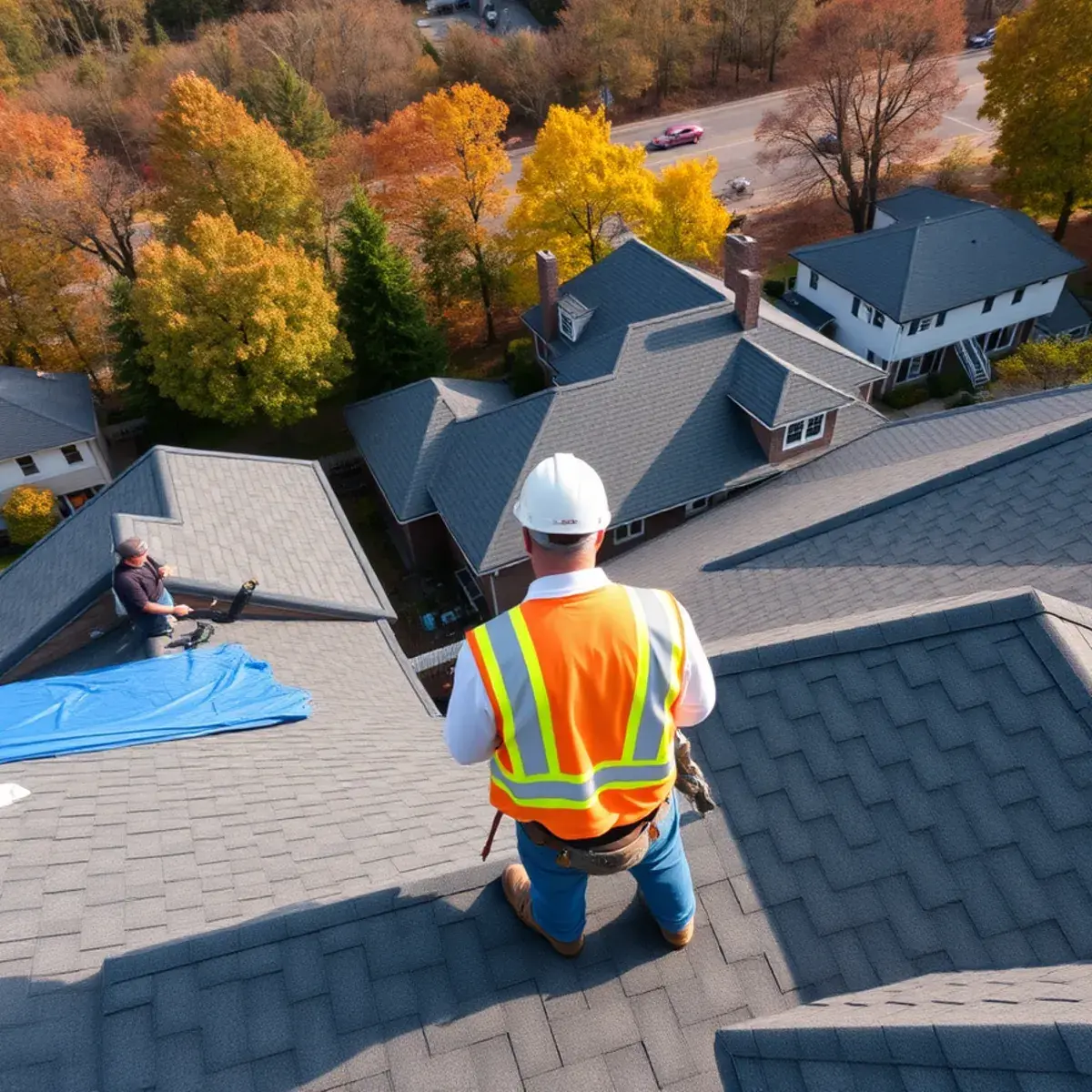 Roof replacement project near Port Jervis, NY