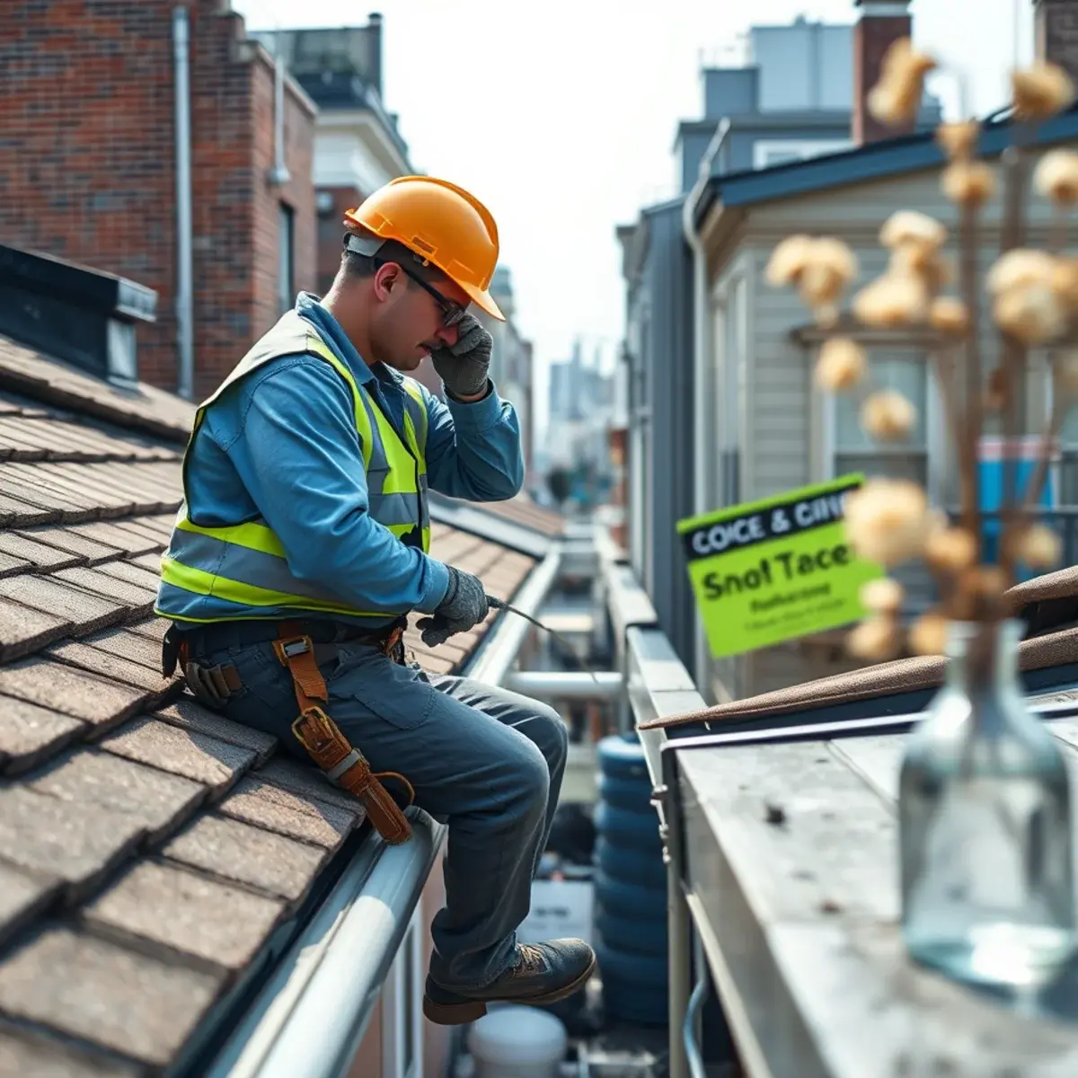 Gutter protection and roof drainage work near Prince's Bay, NY