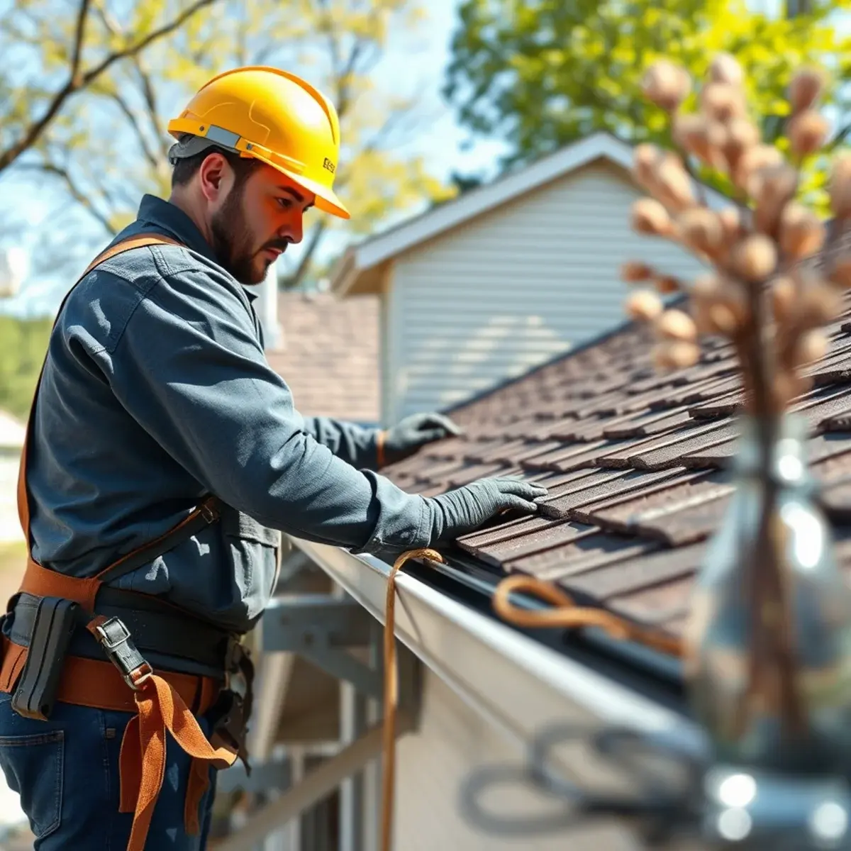 Gutter protection and roof drainage work near Purchase, NY