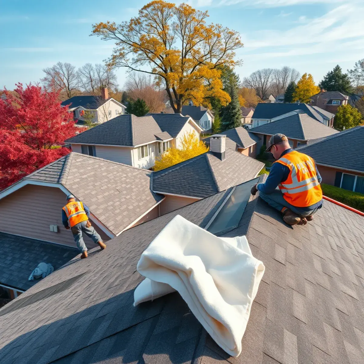Roof replacement project near Queens County, NY